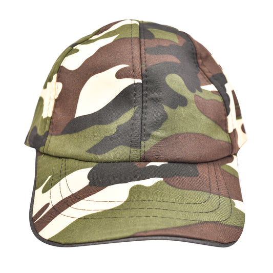 Indian Army Camouflage Cotton Unisex Round Adjustable Velcro P Cap Army Military Defence