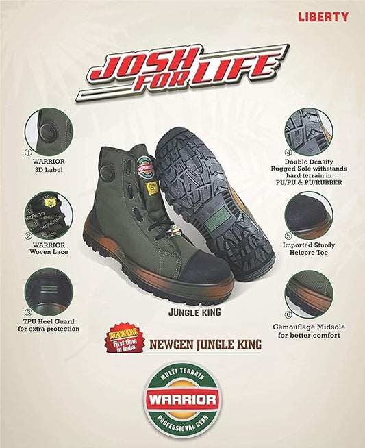 Conquer Every Terrain in Style: Liberty Men's Warrior Jungle King Boots