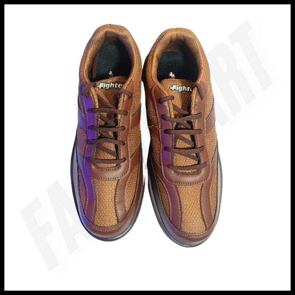 Liberty Fighter Brown Sports Shoe by FaujiMart – Durable, Comfortable, and Stylish
