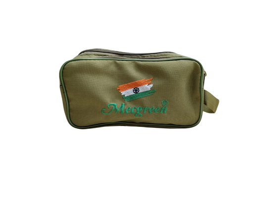 Olive Green Shaving Pouch