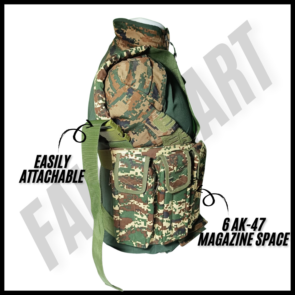 Magazine Pouch for 06 Magazines – Premium Tactical Gear by FaujiMart