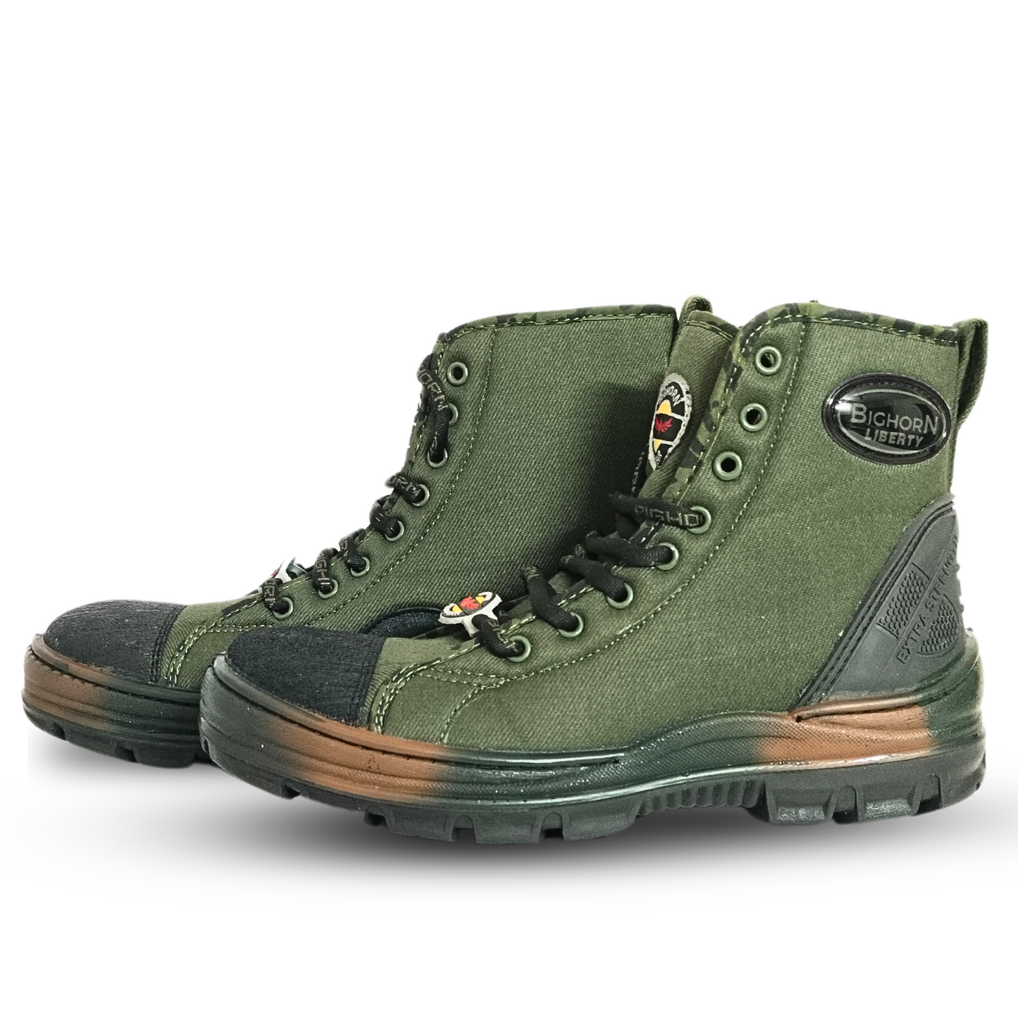 LIBERTY BigHorn King Jungle Shoe PU Sole Olive Green Defence Military Boot