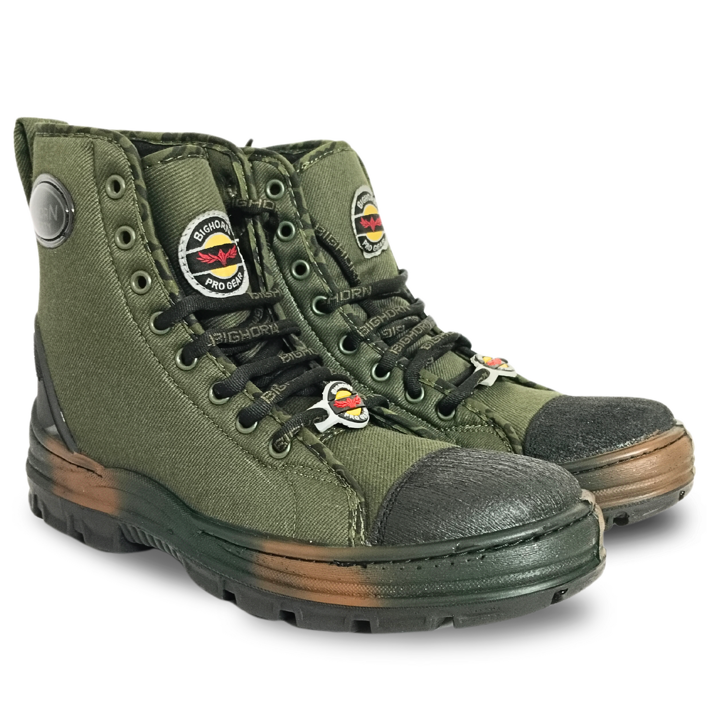 LIBERTY BigHorn King Jungle Shoe PU Sole Olive Green Defence Military Boot