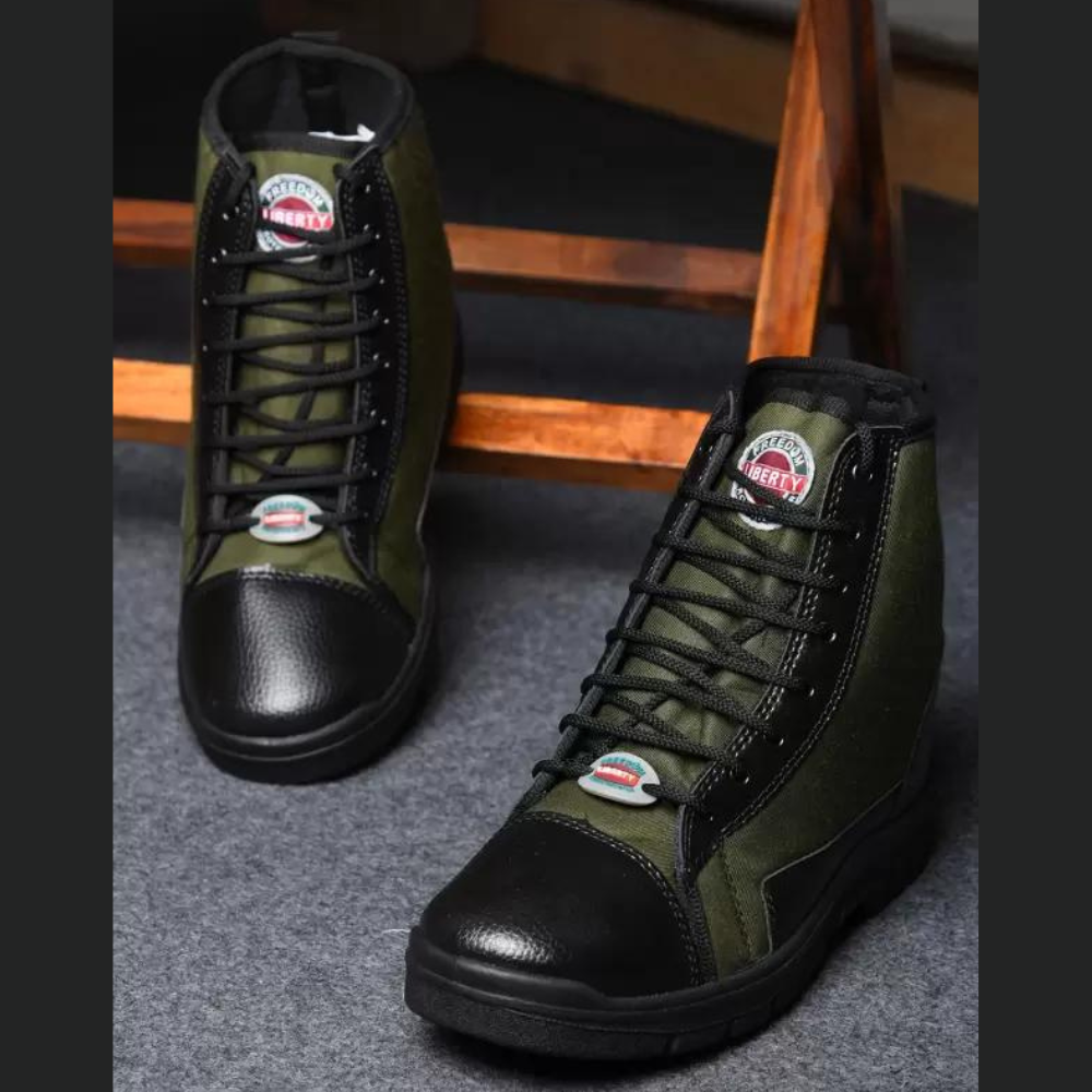 LIBERTY Freedom Forest-22 Olive Green Jungle Shoe PVC Sole Defence Military Boot