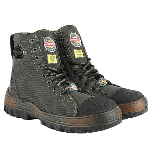 Liberty Men's Warrior Jungle King Boots Army Military Boot Olive Green